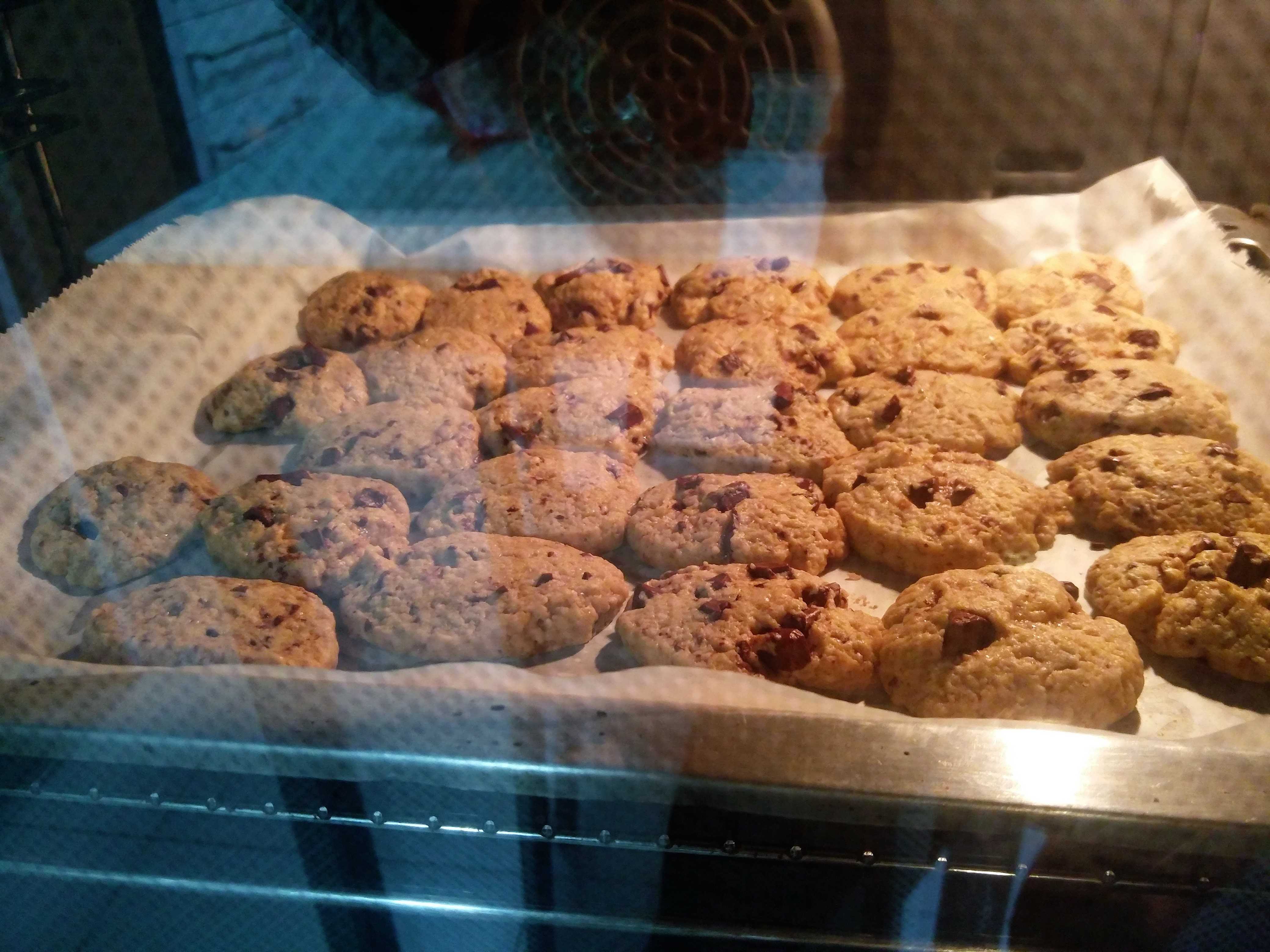 Galletas integrales con chocolate