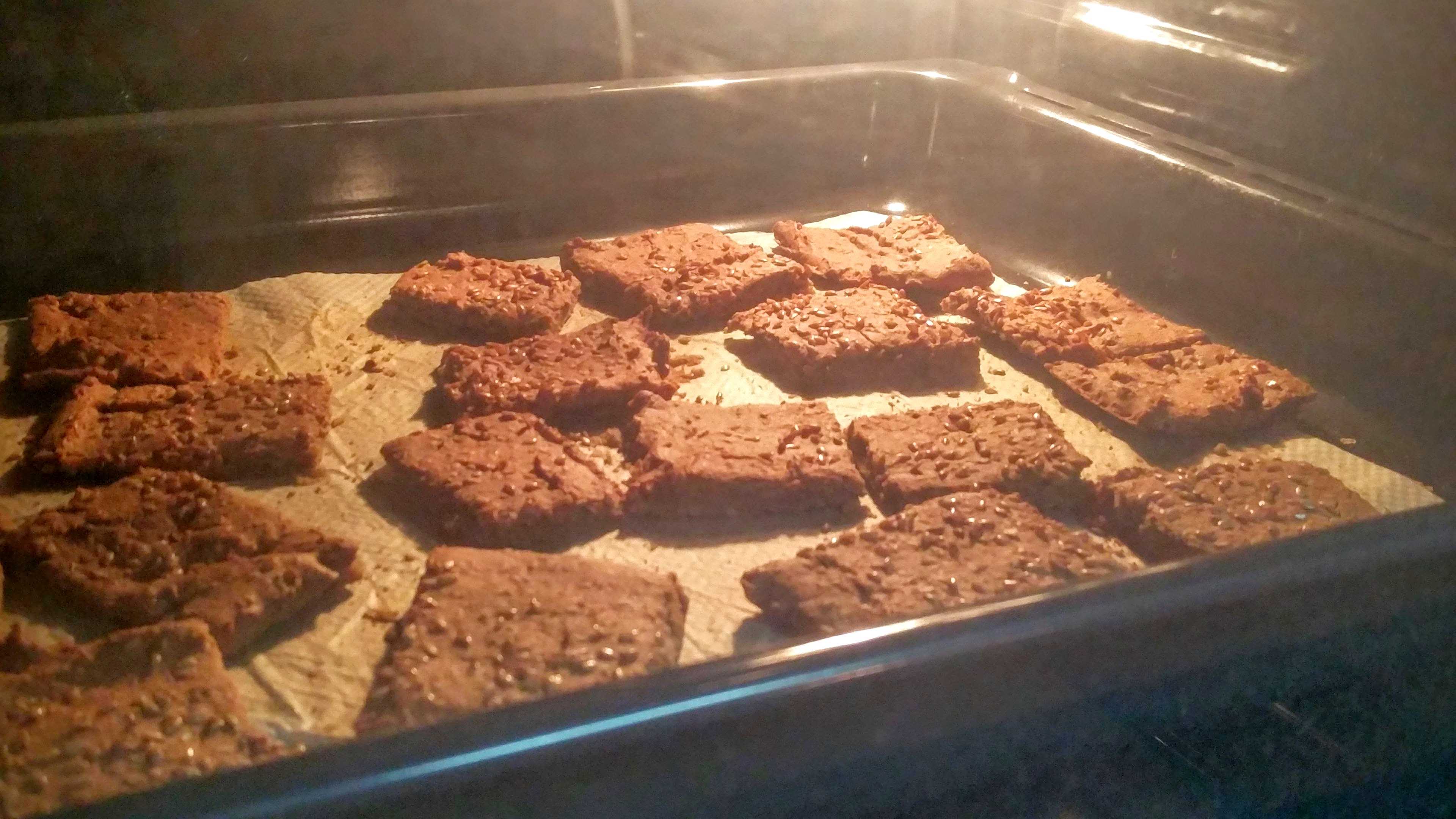 Crackers de arroz y garbanzos