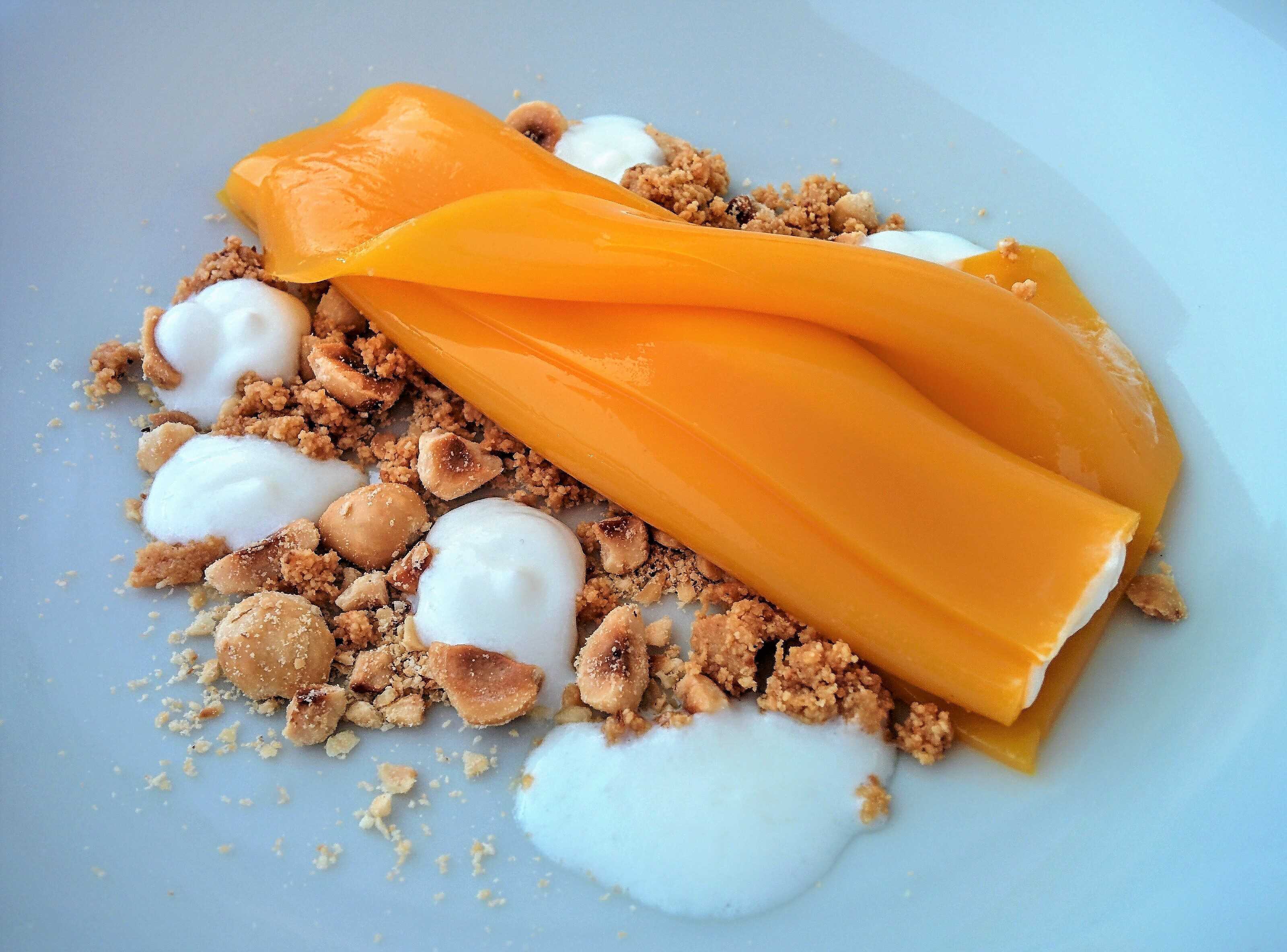 Postre de mango y yogur