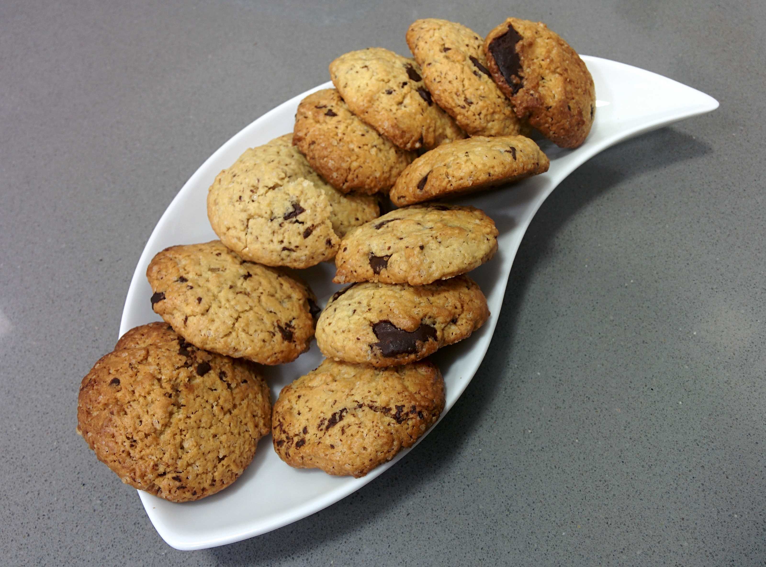 Galletas integrales con chocolate