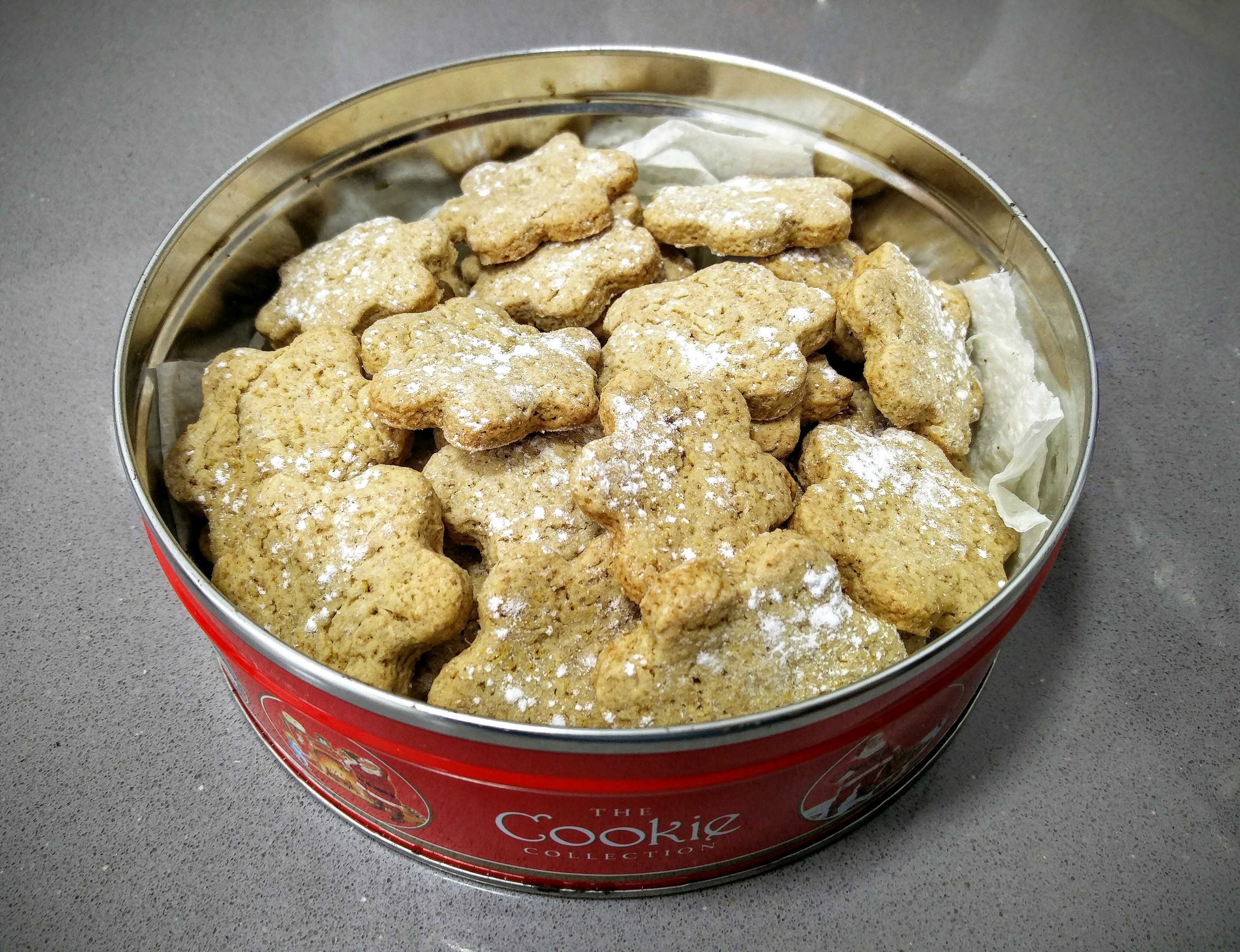 Galletas de avena con naranja y canela