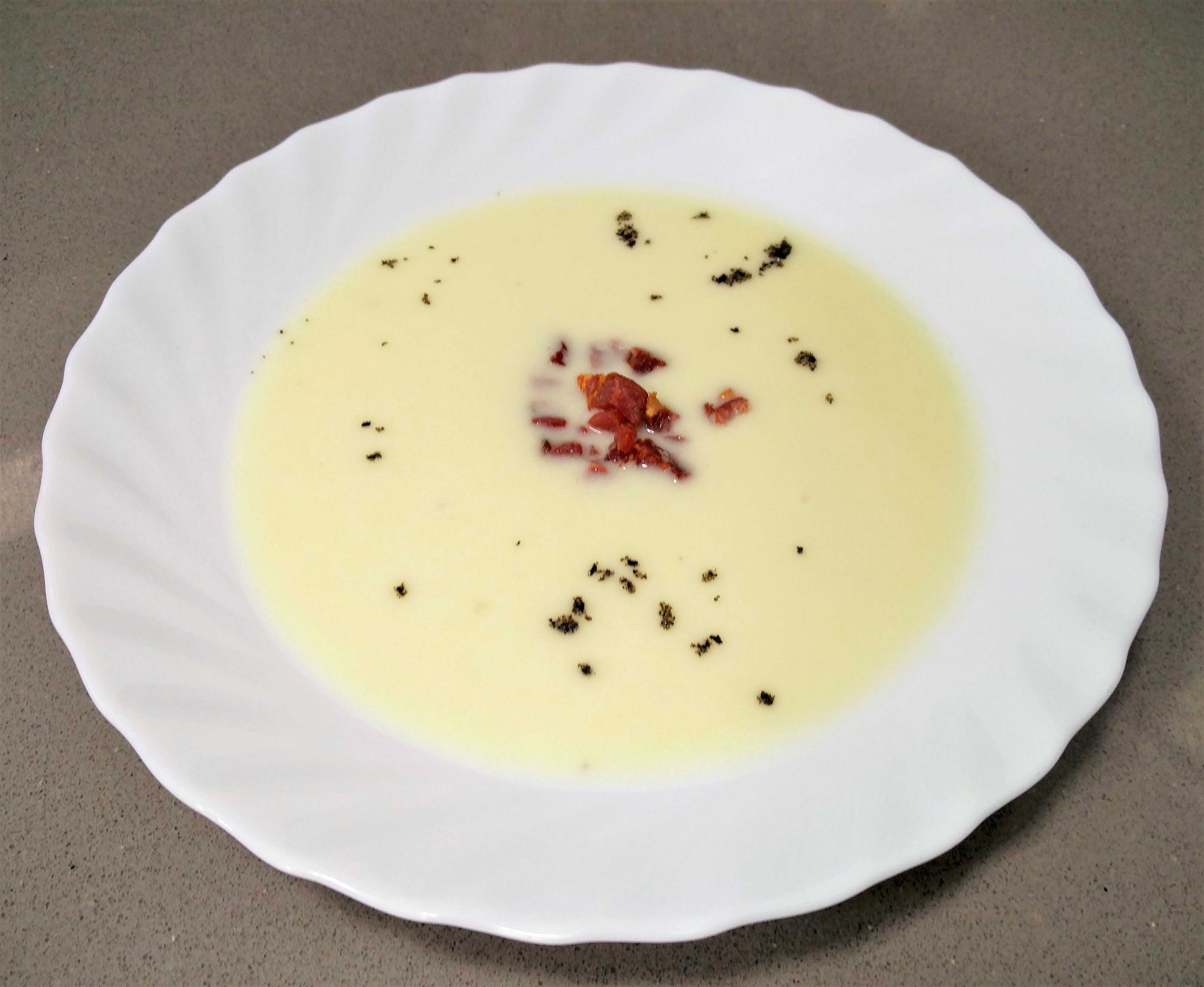 Crema de puerros