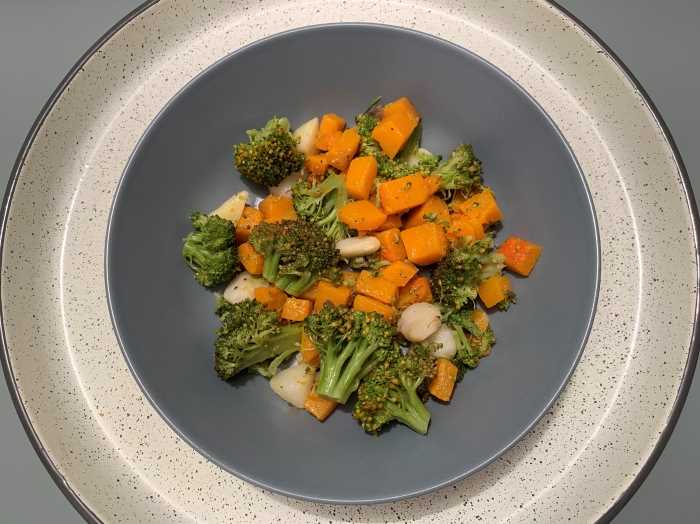 Brócoli con calabaza